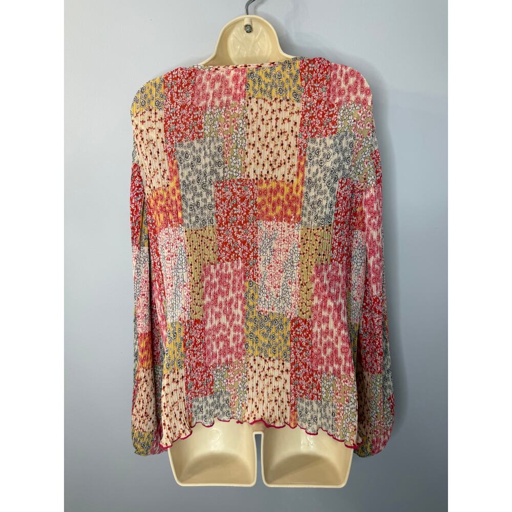 Muche & Muchette V Neck Blouse long Sleeve Blouse O/S - Picture 7 of 10